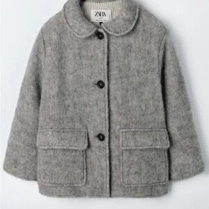 Zara Charcoal Pea Coat